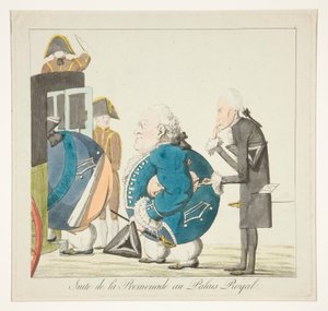 Suite de la Promenade au Palais-Royal (efter strandpromenaden på Palais-Royal) av Unknown