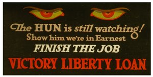 Hunnen tittar fortfarande! Visa honom var på allvar - avsluta jobbet Victory Liberty Loan.rnc.1917 av Unknown