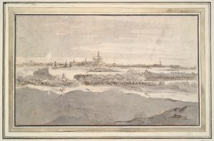 Utsikt över Haarlem från nordväst av Unknown