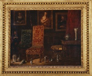 1800-talsinteriör av Unknown artist
