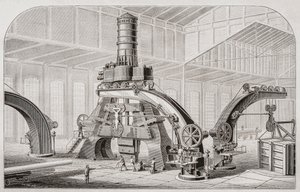 1800-tals ånghammare, eller dropphammare av Unknown artist