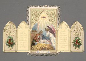 "En god jul", julkort av Unknown artist