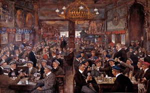 Ett bryggeri i Leipzig (Tyskland) av Unknown Artist