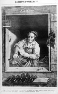 Ein Schuhmacher im 19. Jahrhundert: Wenn wir die Steuern auf Absätze zu hoch setzen, wie viele große Männer würden klein werden...