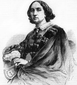 Adelaide Ristori (1822-1906), italiensk tragedi. av Unknown artist