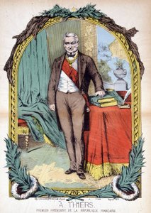 Adolphe Thiers (1797-1877), fransk politiker, journalist och historiker. av Unknown artist