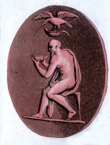 Aischylos (ca 525-456 f.Kr.), grekisk tragisk poet. av Unknown artist