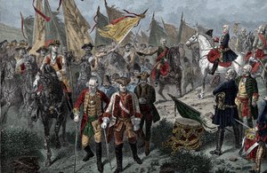 Efter slaget vid Hohenfriedberg av Unknown artist