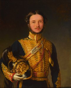 En officer av 1:a truppen, Bombay Horse Artillery av Unknown artist
