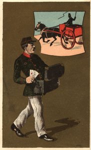 Anonym kromolitografi, sent 1800-tal. av Unknown artist