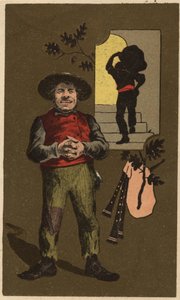 Anonym kromolitografi, sent 1800-tal. av Unknown artist
