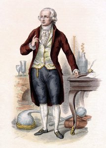Antoine Laurent de Lavoisier (1743-1794), fransk kemist. av Unknown artist