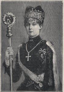 Ärkehertiginna Margarethe Klementine av Österrike - Margaret Clementine Marie av Österrike 1870-1955 Ärkehertiginna av Österrike - gravyr av 1892 av Unknown artist