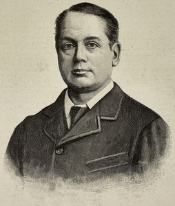 Archibald Philip Primrose, 5th Earl of Rosebery (1847-1929), brittisk politiker, gravyr efter ett fotografi av J Jerrard från L
