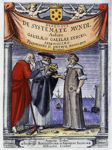Aristoteles, Ptolemaios och Nicolas Copernicus (Nicolaus Copernicus av Unknown artist