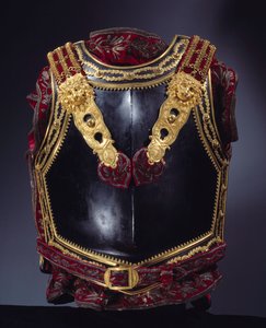Pansarkista designad för kejsar Napoleon I (1769-1821) 1807 för slaget vid Tilsit (Tilsitt) 1807. Paris, Museum of the Legion d