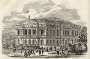 Baden Baden (Baden-Baden), Tyskland - Baden-teatern - 1867 av Unknown artist