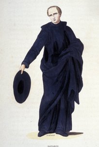 Barnabit. Gravyr från ett album på religiösa beställningar, Paris av Unknown artist