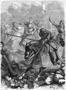 Slaget vid Guinegate eller Guinegatte (Frankrike), Sporarnas dag, 16 augusti av Unknown artist