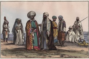 Beduiner - Beduiner - gravyr från "" Seder och traditioner för alla folk i universum. Det vill säga historien om regeringen, om lagarna, om milisen, om religionen för alla nationer från de mest avlägsna tiderna till våra dagar "1856 av Unknown artist