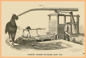 Braislins Maschine zur Herstellung von Drainagerohren