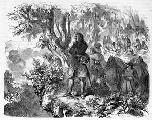 Camisards i Cevennerna. 1800-talsgravyr. av Unknown artist