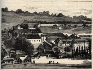 Central House of Clairvaux (fängelset i Clairvaux) - Champagne-Ardenne - gravyr i "" PATRIE" - PACUREQUIREQUE BESKRIVNING AV FRANKRIKE I 6 VOLYER AV LUCIEN HUARD - slutet av 1800-talet av Unknown artist