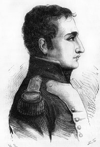 Charles Angelique François Huchet de La Bedoyère. (1786-1815).Napoleons marskalk, Aide-de-camp, Peer av Frankrike. av Unknown artist