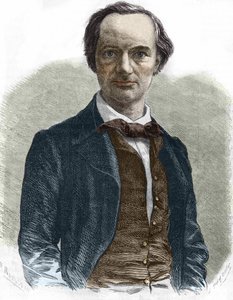 Charles Baudelaire (1821-1867), fransk författare. av Unknown artist