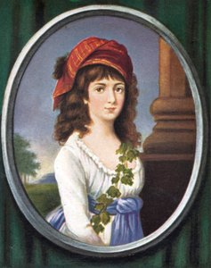 Charlotte Corday Porträtt av Unknown artist