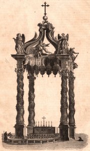 Ciborium i Saint Peter i Rom, Italien av Unknown