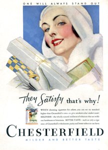 Cigarett Chesterfield av Unknown Artist