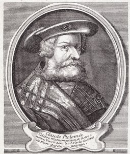 Claude Ptolemaios (v. 90 - v. 168), grekisk astronom, matematiker och geograf. Gravyr av 1800-talet. av Unknown artist