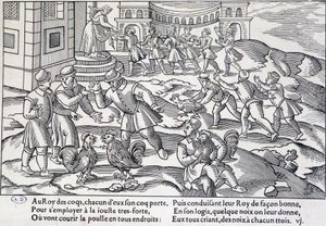 Tuppfäktning, XVI-XVII-talet av Unknown artist