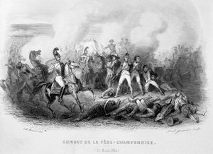 Slaget vid Fère-Champenoise (25 mars av Unknown artist