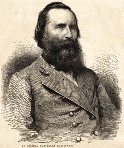 Konfedererade general James Longstreet (1821 - 1904). av Unknown artist