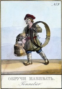 Connelier i Ryssland på 1800-talet. av Unknown artist