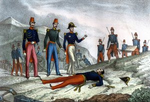 Erövringen av Algeriet. General Danrémonts död under tillfångatagandet av Konstantin. 13 oktober 1837. i” L