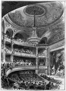 Konstantinsteatern i Algeriet byggd av arkitekten Paul Jean Gion (1838-1904) mellan 1877 och 1883 - teatern av Unknown artist