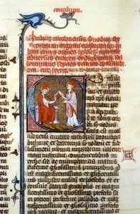 Kalcedoniens råd, 451 - Miniatyr av medeltiden (ref. 365, 428r). Toulouse bibliotek (tel: 05 62 27 66 66) av Unknown artist