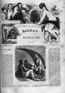 Omslag till romanen "" Massimilla Doni "" av Unknown artist