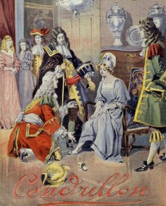 Omslag till "" Askungen", berättelsen om Perrault (uppsats om skor). av Unknown artist