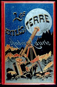 Omslag till boken "" The exiles of the earth"" av André Laurie, Hetzel av Unknown artist