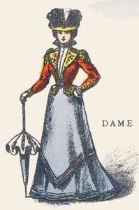 D: Damen av Unknown artist