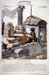 Daguerreopipers eller Talent kommer i sömnen. Ironisk artikel mot det nya fotografyrket. I "" Today, journal of ridicules"", den 15/03/1840. av Unknown artist