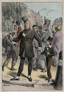 David Copperfield och Mr. Micawber, illustration från 