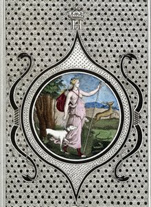 Diane (Artemis) jägare. 1800-talsgravyr av Unknown artist