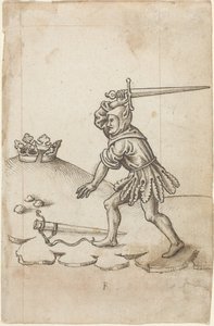 Bryt inte kronan [fol. 43 recto], ca 1512-1515 (penna och svart bläck på filtpapper) av Unknown Artist