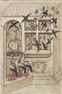 Ha inte svalor under samma tak [fol. 40 recto], ca 1512-1514 (penna och bläck) av Unknown Artist