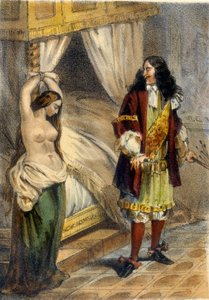 Donatien Alphonse Francois de Sade (1740-1814) mer känd som Marquis de Sade. Gravyr från början av 1800-talet. av Unknown artist